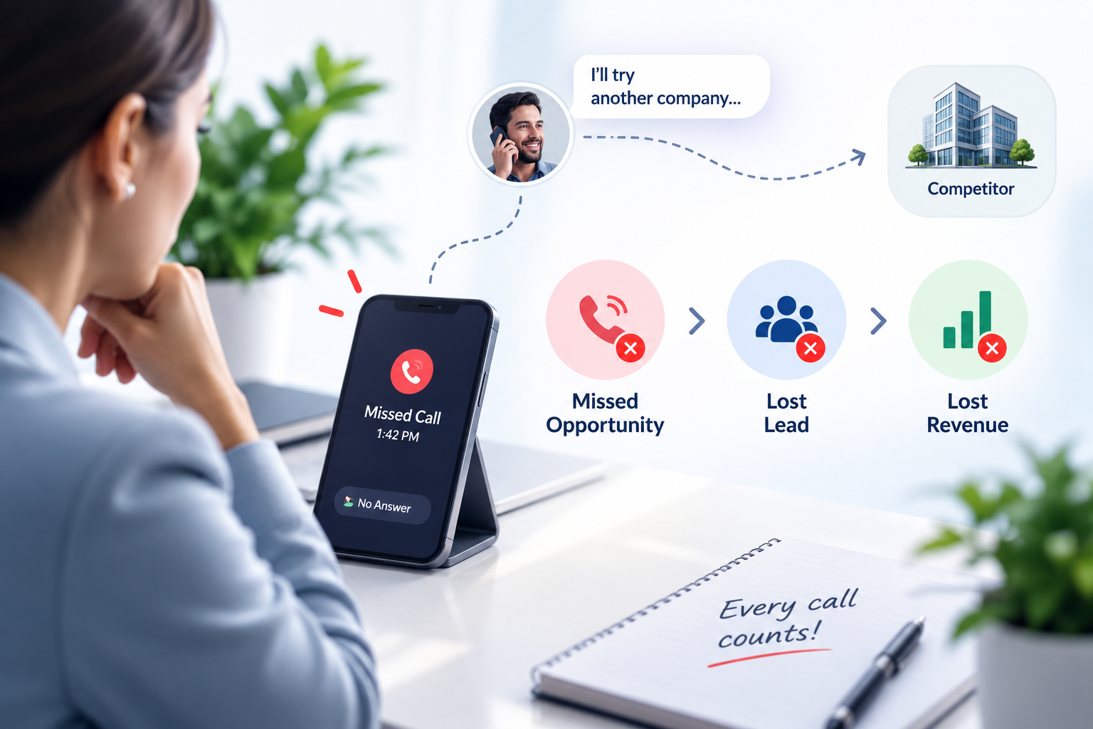 How Many Valuable Leads Disappear When You Miss a Call?